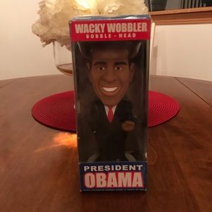 Funky President Obama Wacky Wobbler Bobble Head